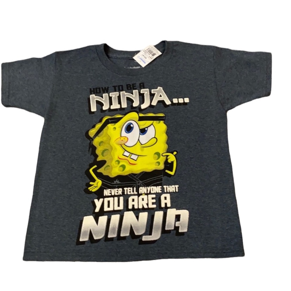 Sponge Bob Ninja T-SHIRT NWT